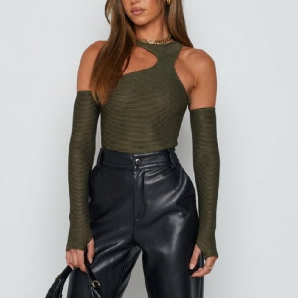 Beginning Boutique Wardorf Top in Green